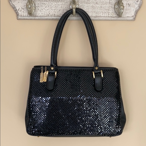Whiting & Davis Handbags - Vintage Whiting & Davis Black Mesh Tote